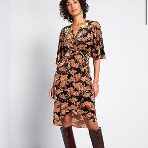 ModCloth Velvet Kimono Dress